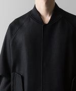 画像をギャラリービューアに読み込む, ssstein(シュタイン)の24AWコレクション MELTON STADIUM JACKET - BLACK 公式通販サイトsession福岡セレクトショップ
