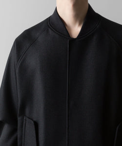 ssstein(シュタイン)の24AWコレクション MELTON STADIUM JACKET - BLACK 公式通販サイトsession福岡セレクトショップ