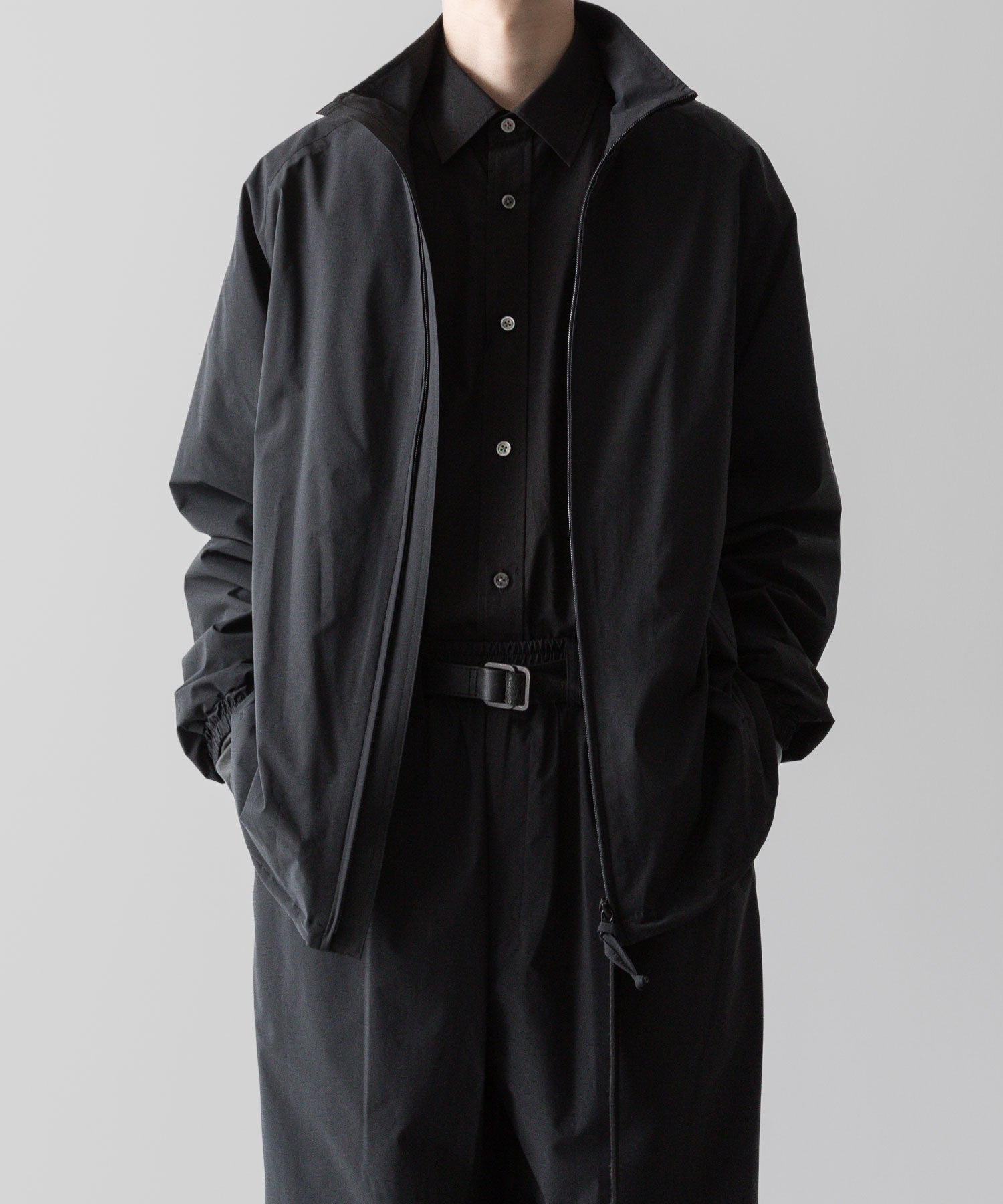 ssstein(シュタイン)の24AWコレクション WINDBREAKER EASY WIDE TROUSERS - BLACK 公式通販サイトsession福岡セレクトショップ