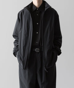 ssstein(シュタイン)の24AWコレクション WINDBREAKER STAND COLLAR JACKET - BLACK 公式通販サイトsession福岡セレクトショップ