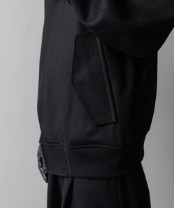 ssstein(シュタイン)の24AWコレクション MELTON STADIUM JACKET - BLACK 公式通販サイトsession福岡セレクトショップ