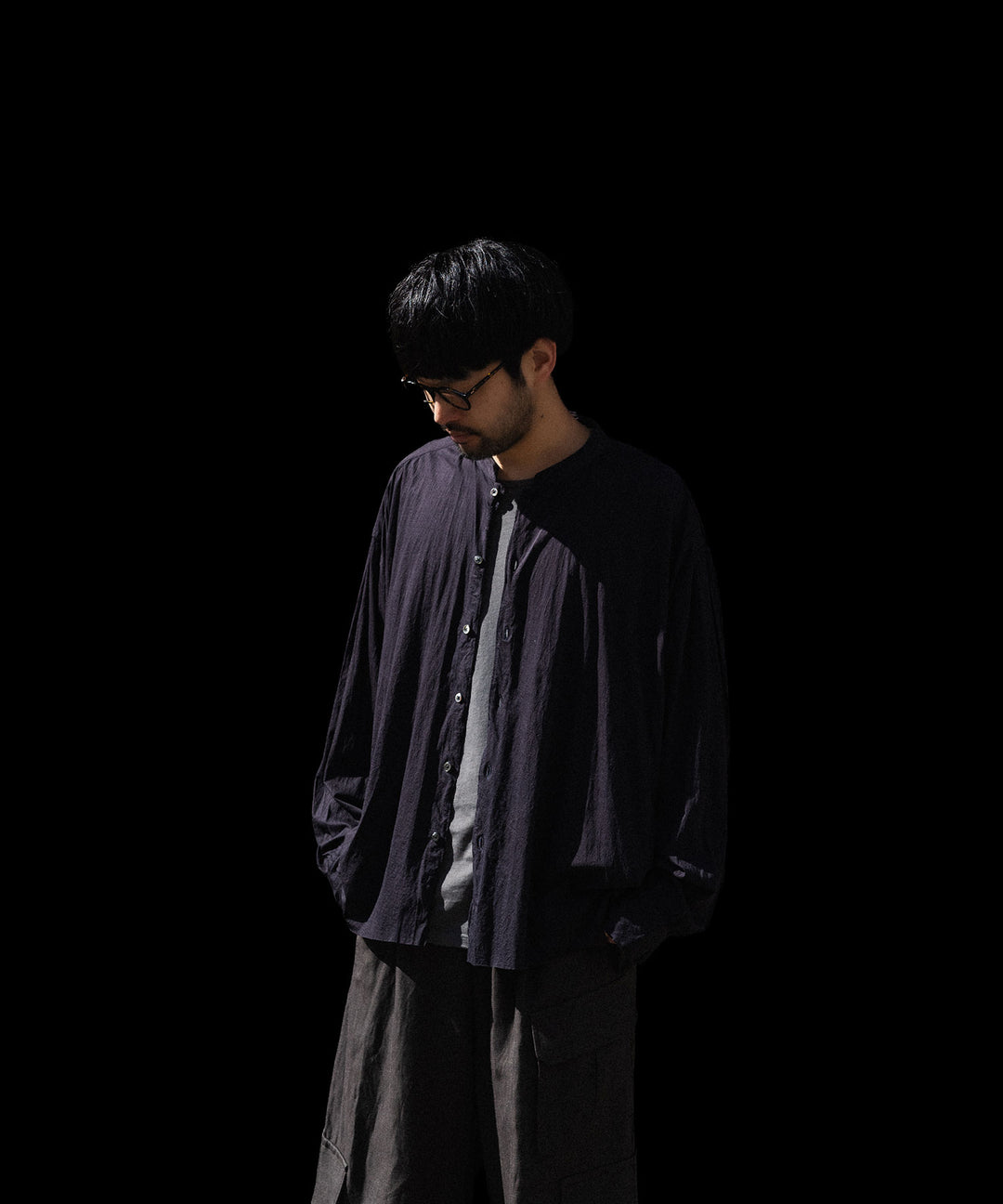 KANEMASA PHIL. カネマサフィルの46G ECLIPSE SHIRTのCHARCOAL公式通販サイトsession福岡セレクトショップ