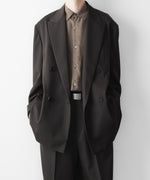 画像をギャラリービューアに読み込む, ssstein(シュタイン)のDOUBLE BREASTED BLAZER - GREY KHAKIの公式通販サイトsession福岡セレクトショップ
