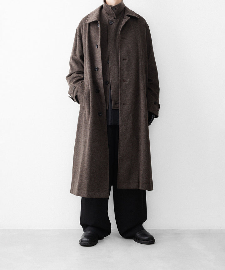 ssstein(シュタイン)のWOOL DOESKIN BUTTON FLY SHORT JACKET - GREY BROWNの公式通販サイトsession福岡セレクトショップ