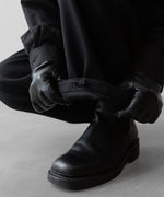 画像をギャラリービューアに読み込む, SUBLATIONS サブレーションズのHEAVY WOOL GABARDINE GURKHA CARGO PANTS - BLACKの公式通販サイトsession福岡セレクトショップ
