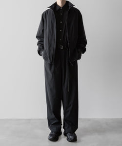 ssstein(シュタイン)の24AWコレクション WINDBREAKER STAND COLLAR JACKET - BLACK 公式通販サイトsession福岡セレクトショップ