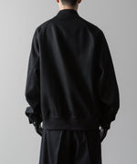 画像をギャラリービューアに読み込む, ssstein(シュタイン)の24AWコレクション MELTON STADIUM JACKET - BLACK 公式通販サイトsession福岡セレクトショップ
