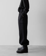 画像をギャラリービューアに読み込む, SUBLATIONS サブレーションズのHEAVY WOOL GABARDINE GURKHA CARGO PANTS - BLACKの公式通販サイトsession福岡セレクトショップ
