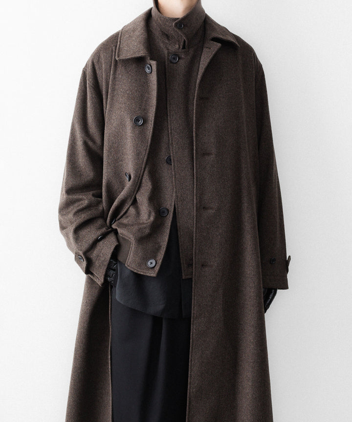 ssstein(シュタイン)のWOOL DOESKIN BUTTON FLY SHORT JACKET - GREY BROWNの公式通販サイトsession福岡セレクトショップ