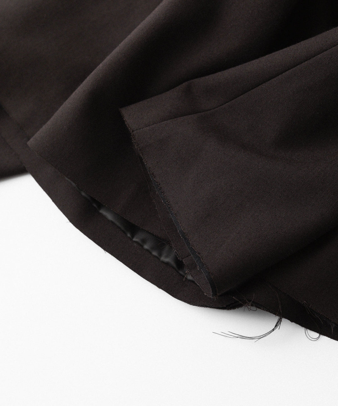 【CODA】BROWN WOOL TILT ZIP JACKET - BROWN