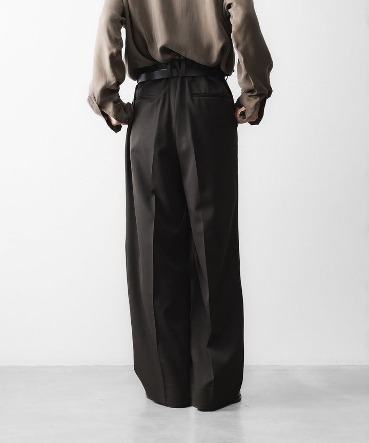 ssstein(シュタイン)のEASY LONG WIDE TROUSERS - GREY KHAKIの公式通販サイトsession福岡セレクトショップ