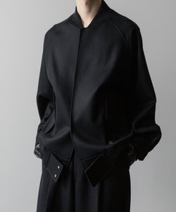 ssstein(シュタイン)の24AWコレクション MELTON STADIUM JACKET - BLACK 公式通販サイトsession福岡セレクトショップ