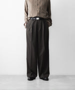 画像をギャラリービューアに読み込む, ssstein(シュタイン)のEASY LONG WIDE TROUSERS - GREY KHAKIの公式通販サイトsession福岡セレクトショップ
