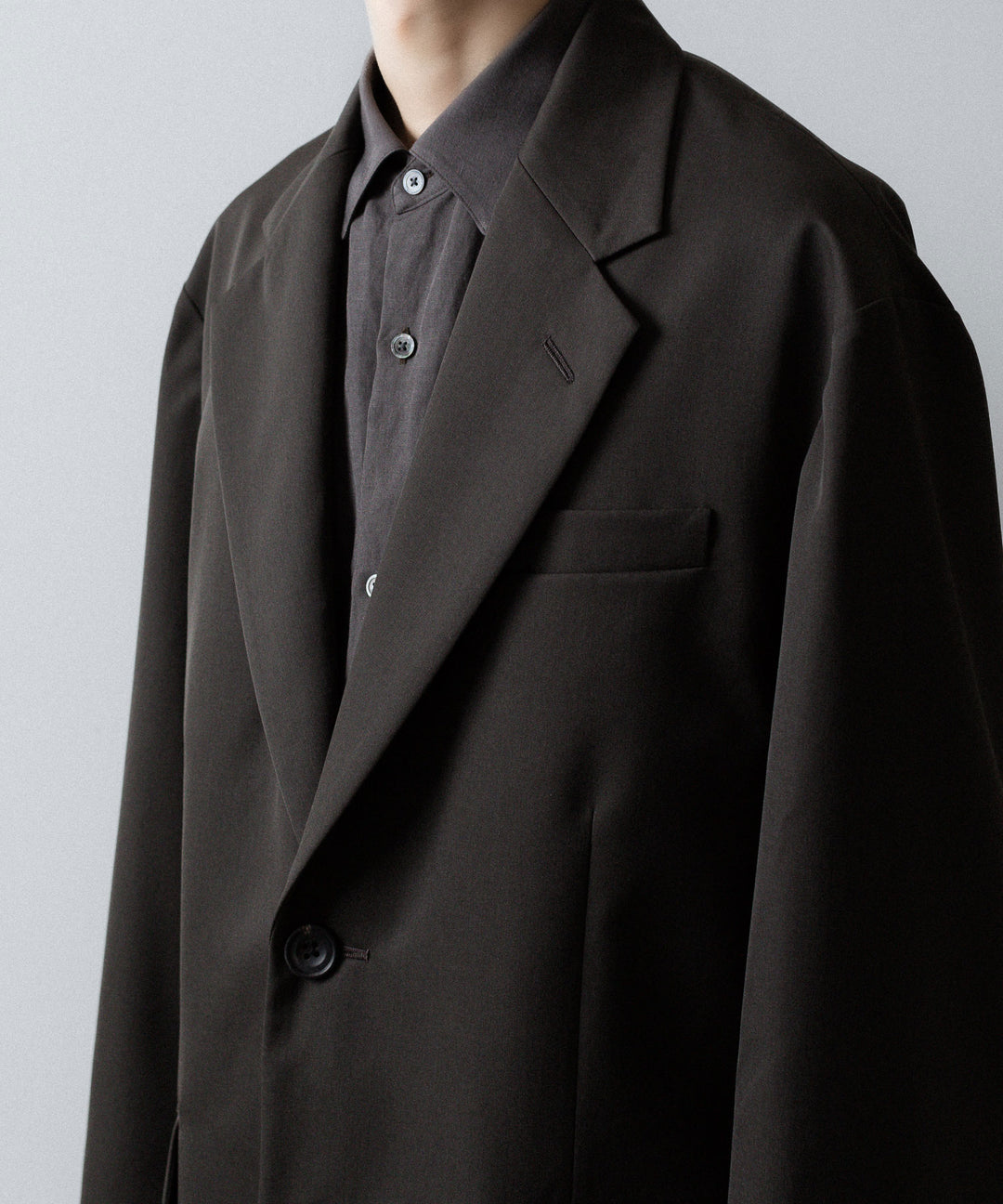 ssstein(シュタイン)のOVERSIZED SINGLE BREASTED LONG JACKET - GREY KHAKIの公式通販サイトsession福岡セレクトショップ