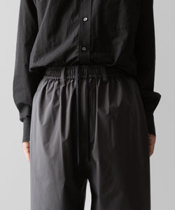 ssstein(シュタイン)の24AWコレクション WINDBREAKER EASY WIDE TROUSERS - CHARCOAL 公式通販サイトsession福岡セレクトショップ