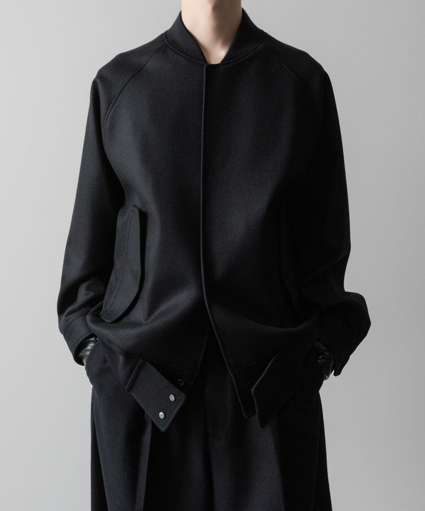 ssstein / シュタイン】MELTON STADIUM JACKET - BLACK | 公式通販