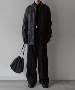 【UJOH】PINSONIC STAND COLLAR BLOUSON - BLACK 公式通販サイト session福岡セレクトショップ