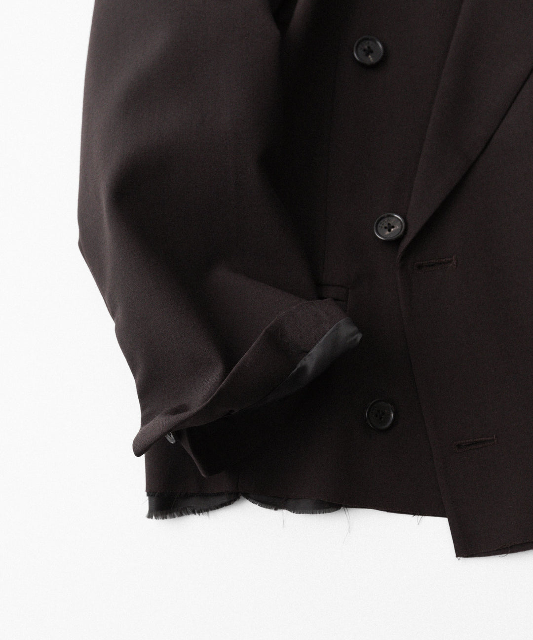 CODA -コーダのBROWN WOOL CUT OFF DOUBLE BREASTED LENTO BLAZERのBROWN公式通販サイトsession福岡セレクトショップ