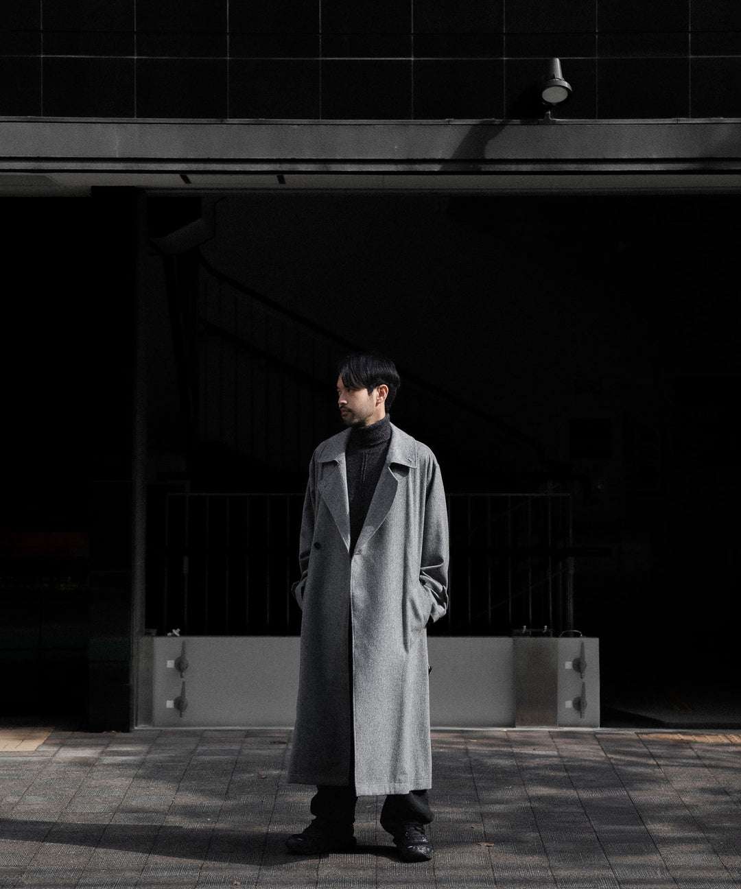 ssstein(シュタイン)のWOOL/ALPACA KNIT LOOSE TURTLE NECK PO - CHARCOALの公式通販サイトsession福岡セレクトショップ