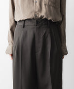 画像をギャラリービューアに読み込む, ssstein(シュタイン)のEASY LONG WIDE TROUSERS - GREY KHAKIの公式通販サイトsession福岡セレクトショップ
