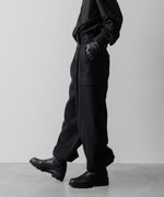 画像をギャラリービューアに読み込む, SUBLATIONS サブレーションズのHEAVY WOOL GABARDINE GURKHA CARGO PANTS - BLACKの公式通販サイトsession福岡セレクトショップ
