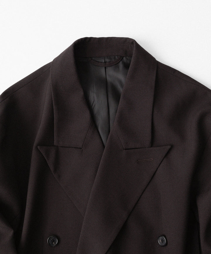 CODA -コーダのBROWN WOOL CUT OFF DOUBLE BREASTED LENTO BLAZERのBROWN公式通販サイトsession福岡セレクトショップ