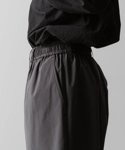 ssstein(シュタイン)の24AWコレクション WINDBREAKER EASY WIDE TROUSERS - CHARCOAL 公式通販サイトsession福岡セレクトショップ