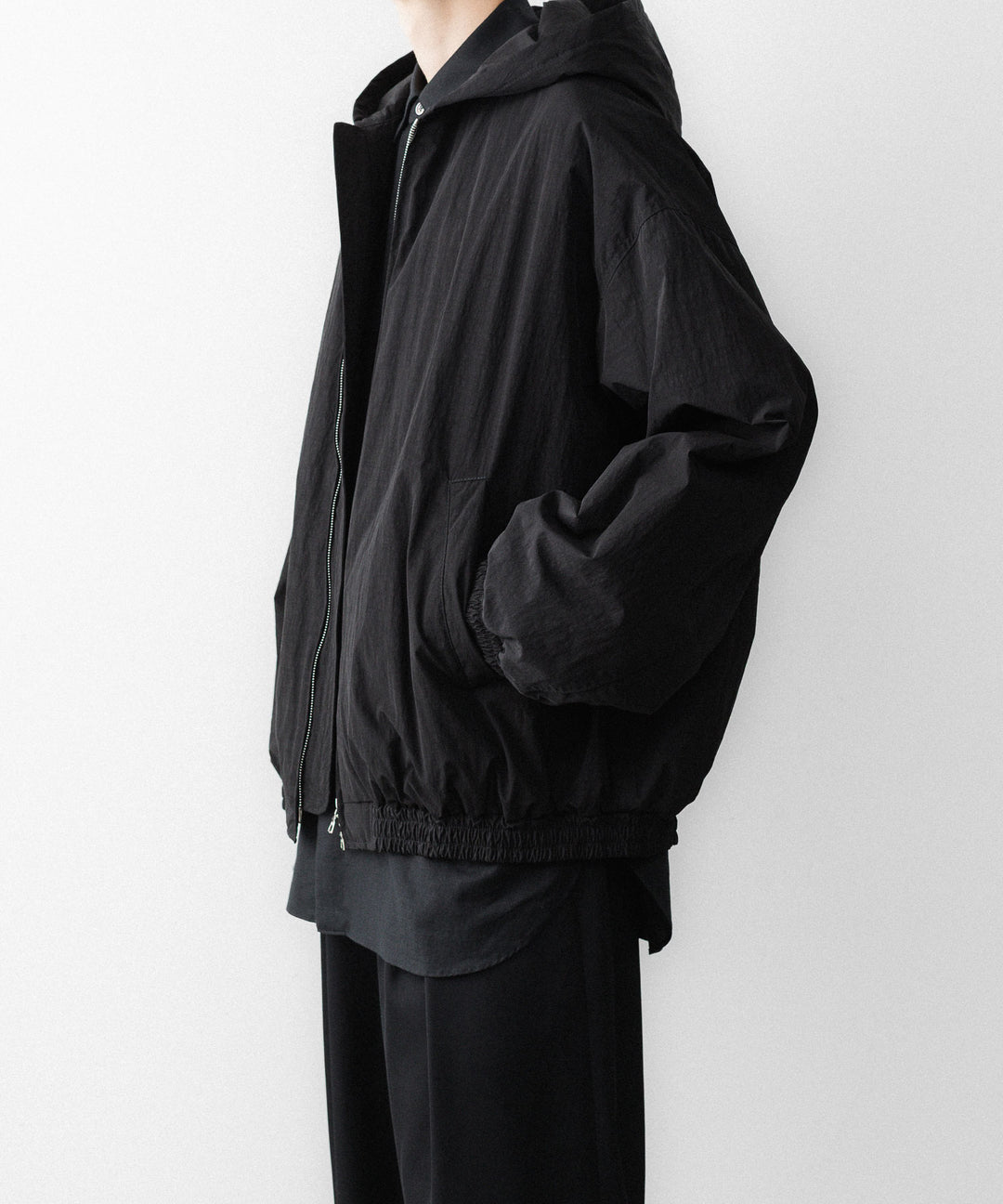ssstein(シュタイン)のWINDPROOF NYLON PADDED HOOD JACKET - BLACKの公式通販サイトsession福岡セレクトショップ