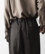画像をギャラリービューアに読み込む, ssstein(シュタイン)のEASY LONG WIDE TROUSERS - GREY KHAKIの公式通販サイトsession福岡セレクトショップ
