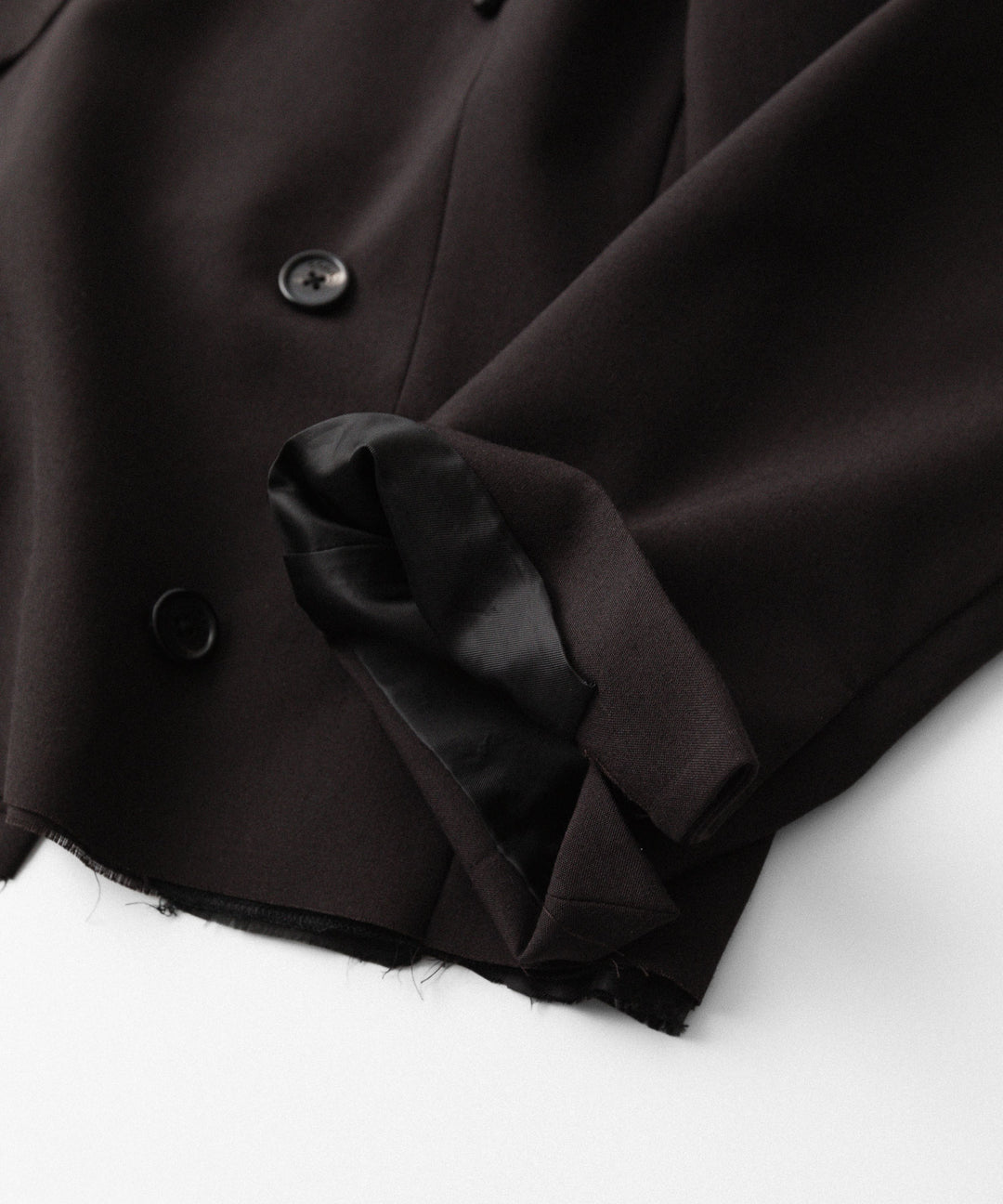 CODA -コーダのBROWN WOOL CUT OFF DOUBLE BREASTED LENTO BLAZERのBROWN公式通販サイトsession福岡セレクトショップ