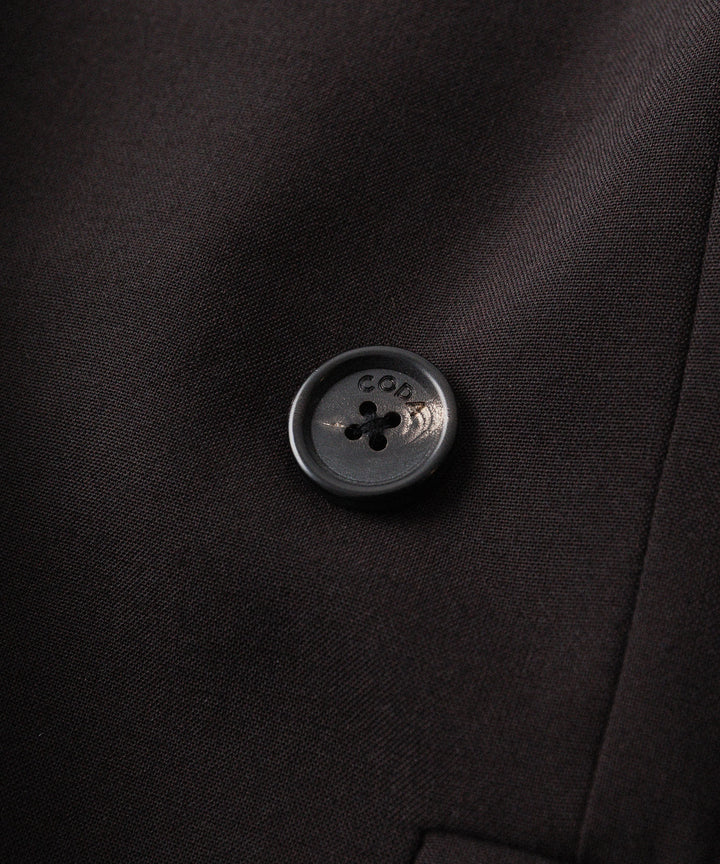 CODA -コーダのBROWN WOOL CUT OFF DOUBLE BREASTED LENTO BLAZERのBROWN公式通販サイトsession福岡セレクトショップ