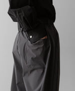 画像をギャラリービューアに読み込む, ssstein(シュタイン)の24AWコレクション WINDBREAKER EASY WIDE TROUSERS - CHARCOAL 公式通販サイトsession福岡セレクトショップ
