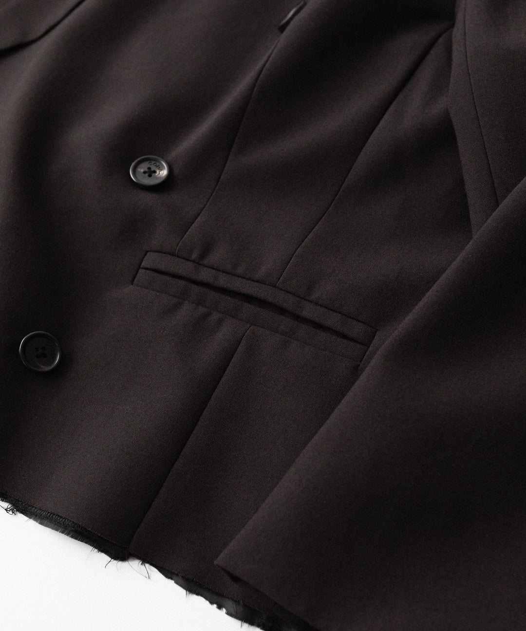 CODA -コーダのBROWN WOOL CUT OFF DOUBLE BREASTED LENTO BLAZERのBROWN公式通販サイトsession福岡セレクトショップ