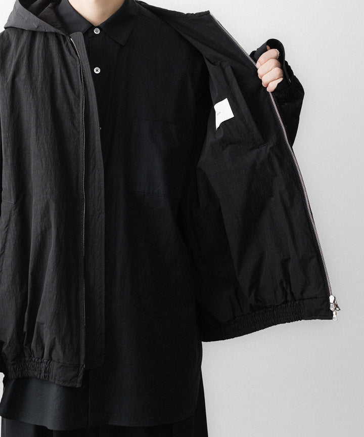 ssstein(シュタイン)のWINDPROOF NYLON PADDED HOOD JACKET - BLACKの公式通販サイトsession福岡セレクトショップ