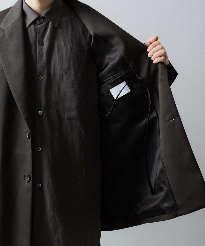 ssstein(シュタイン)のOVERSIZED SINGLE BREASTED LONG JACKET - GREY KHAKIの公式通販サイトsession福岡セレクトショップ