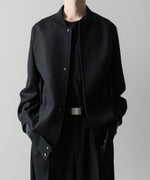 画像をギャラリービューアに読み込む, ssstein(シュタイン)の24AWコレクション MELTON STADIUM JACKET - BLACK 公式通販サイトsession福岡セレクトショップ
