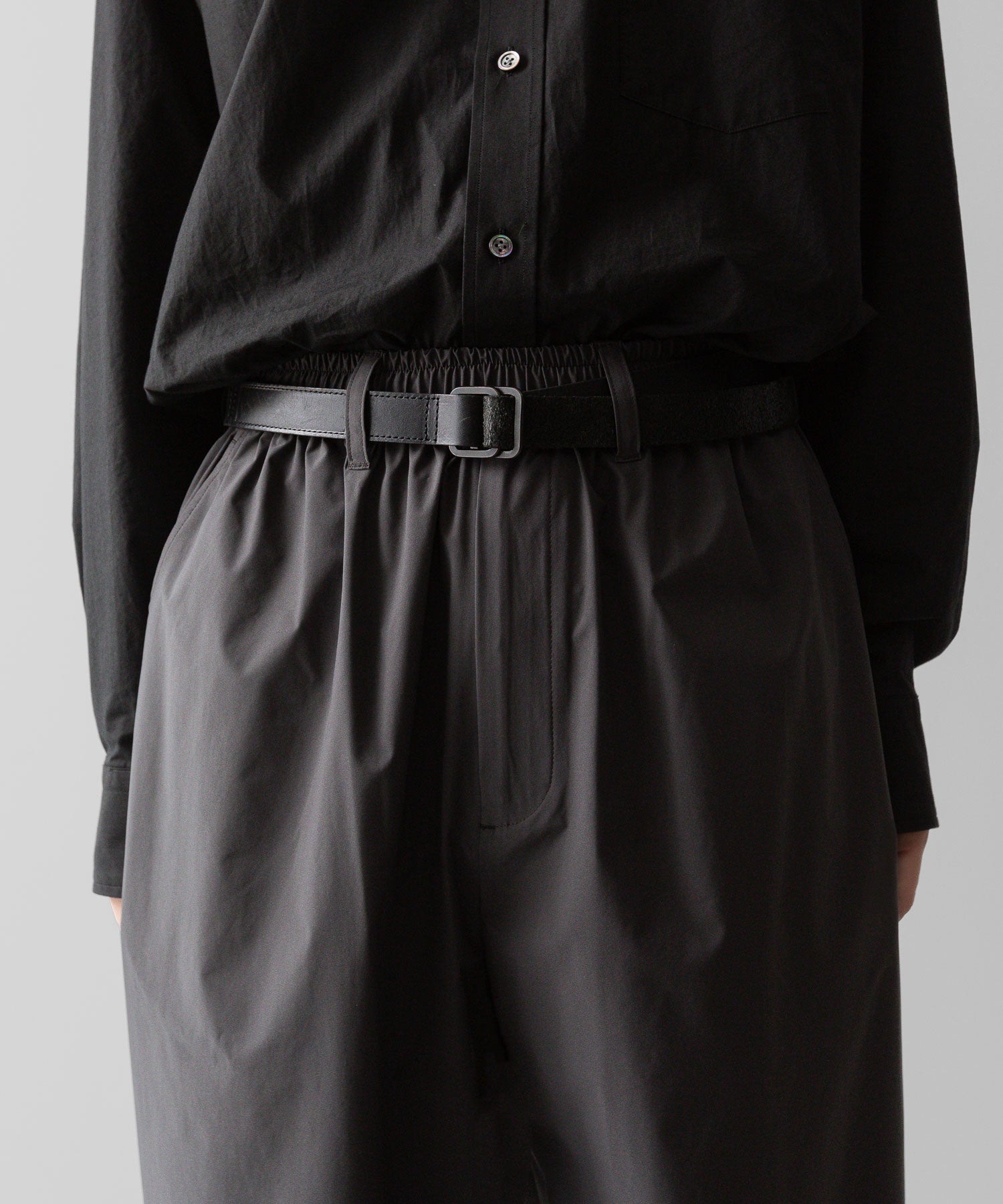 ssstein(シュタイン)の24AWコレクション WINDBREAKER EASY WIDE TROUSERS - CHARCOAL 公式通販サイトsession福岡セレクトショップ