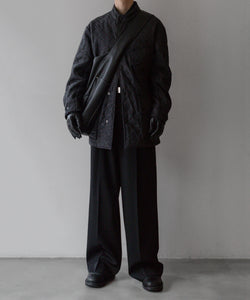 【UJOH】PINSONIC STAND COLLAR BLOUSON - BLACK 公式通販サイト session福岡セレクトショップ