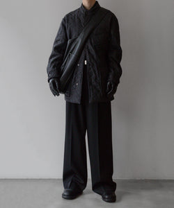 【UJOH】PINSONIC STAND COLLAR BLOUSON - BLACK 公式通販サイト session福岡セレクトショップ