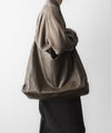 【ssstein】GOAT LEATHER SHOULDER BAG - OLIVE
