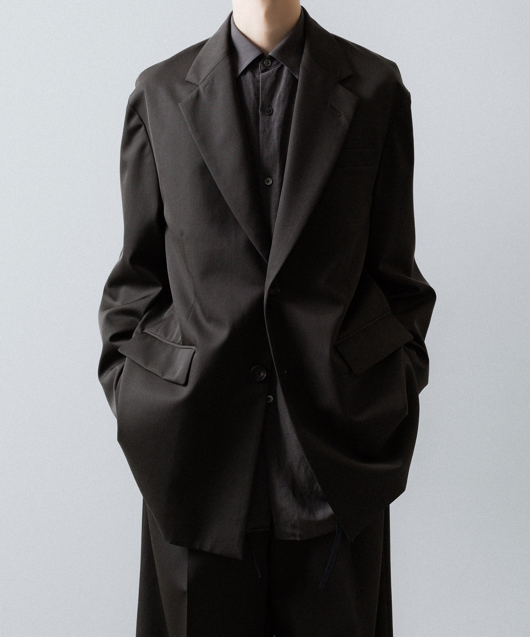 ssstein(シュタイン)のOVERSIZED SINGLE BREASTED LONG JACKET - GREY KHAKIの公式通販サイトsession福岡セレクトショップ