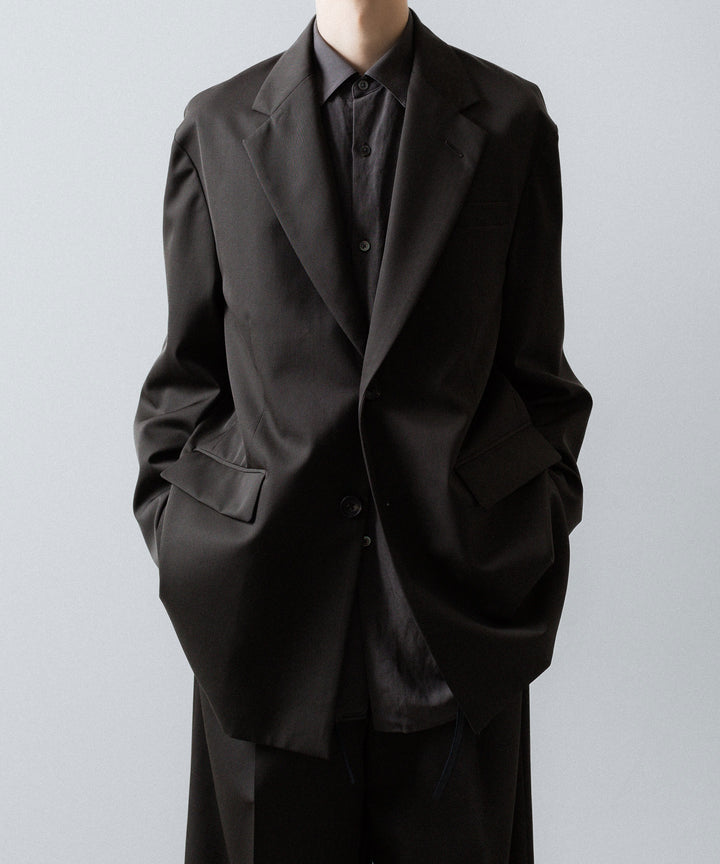ssstein(シュタイン)のOVERSIZED SINGLE BREASTED LONG JACKET - GREY KHAKIの公式通販サイトsession福岡セレクトショップ