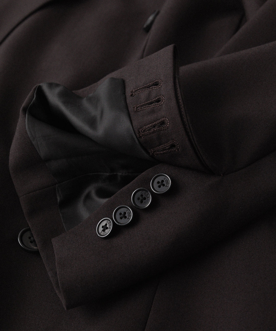 CODA -コーダのBROWN WOOL CUT OFF DOUBLE BREASTED LENTO BLAZERのBROWN公式通販サイトsession福岡セレクトショップ