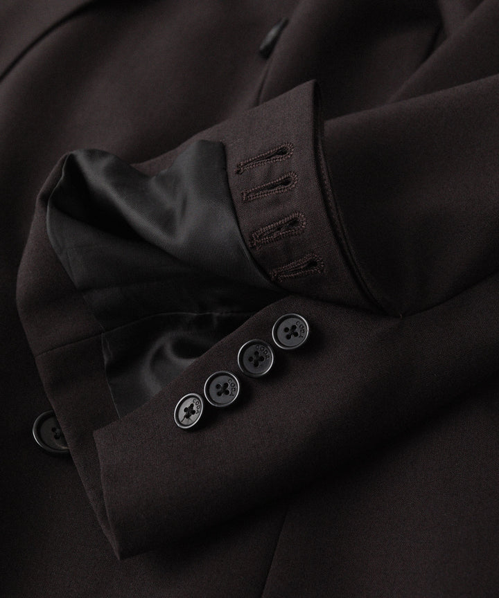 CODA -コーダのBROWN WOOL CUT OFF DOUBLE BREASTED LENTO BLAZERのBROWN公式通販サイトsession福岡セレクトショップ