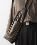画像をギャラリービューアに読み込む, ssstein(シュタイン)のGOAT LEATHER SHOULDER BAG - OLIVEの公式通販サイトsession福岡セレクトショップ
