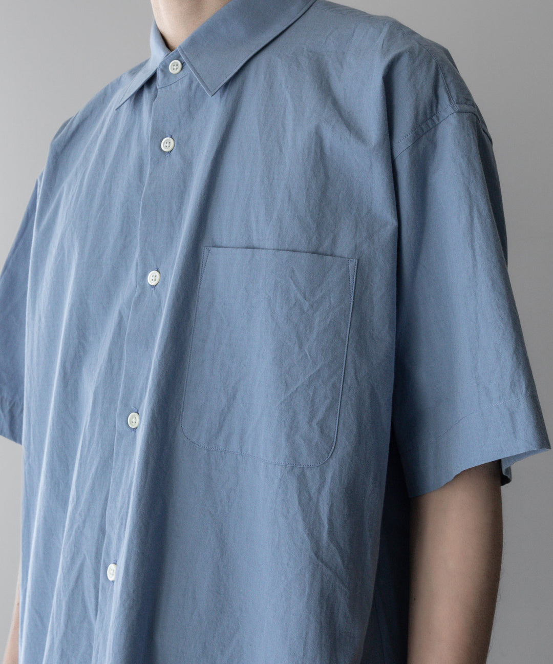 ssstein stein シュタインのOVERSIZED SS SHIRT - BLUEの公式通販サイト sessionセッション福岡セレクトショップ