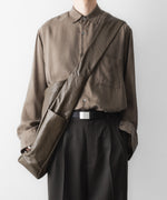 画像をギャラリービューアに読み込む, ssstein(シュタイン)のGOAT LEATHER SHOULDER BAG - OLIVEの公式通販サイトsession福岡セレクトショップ

