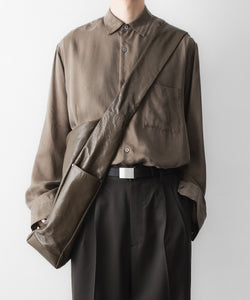 ssstein / シュタイン】GOAT LEATHER SHOULDER BAG - OLIVE | 公式通販
