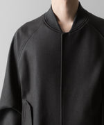 画像をギャラリービューアに読み込む, ssstein(シュタイン)の24AWコレクション MELTON STADIUM JACKET - GREY KHAKI 公式通販サイトsession福岡セレクトショップ
