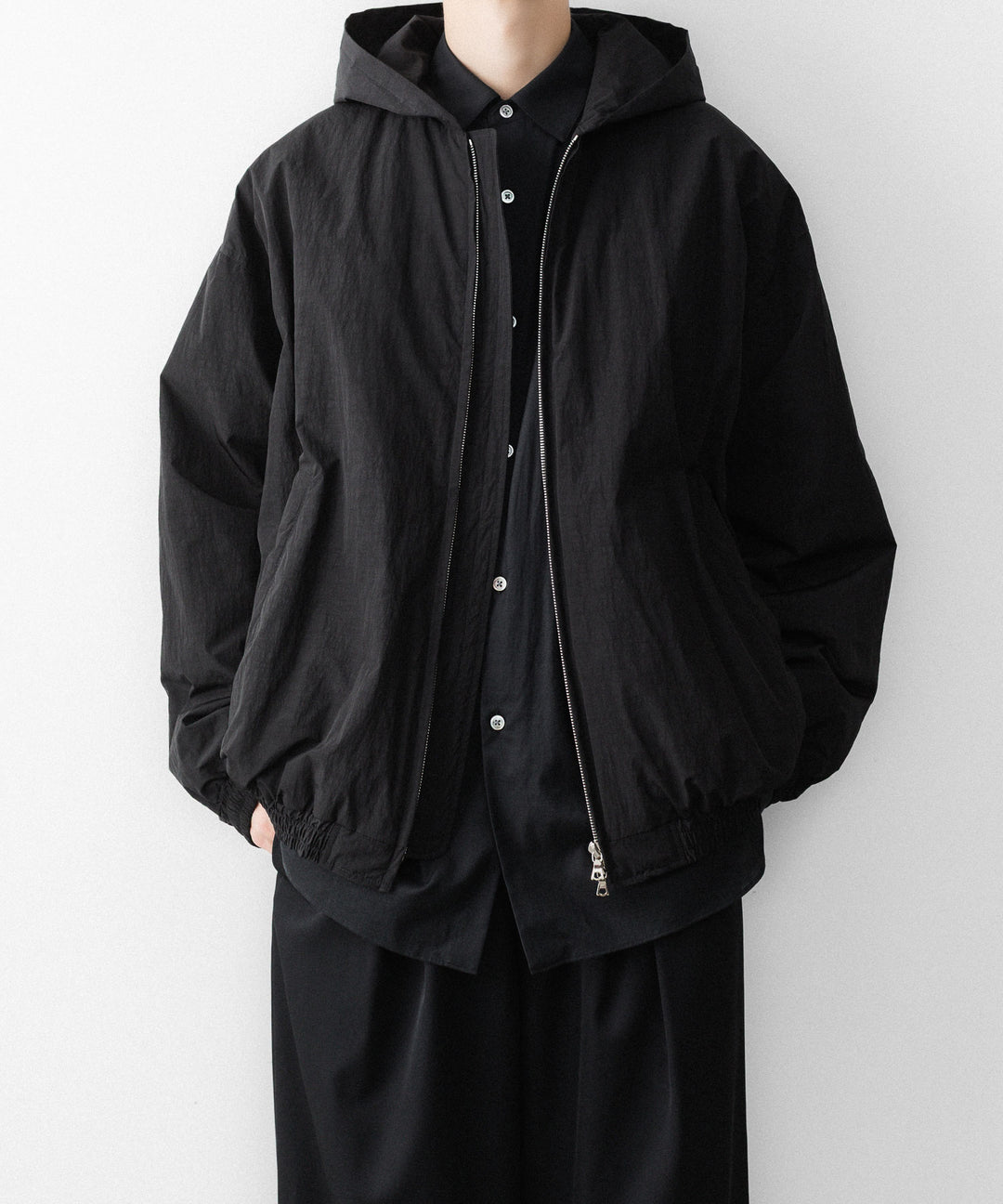 ssstein(シュタイン)のWINDPROOF NYLON PADDED HOOD JACKET - BLACKの公式通販サイトsession福岡セレクトショップ
